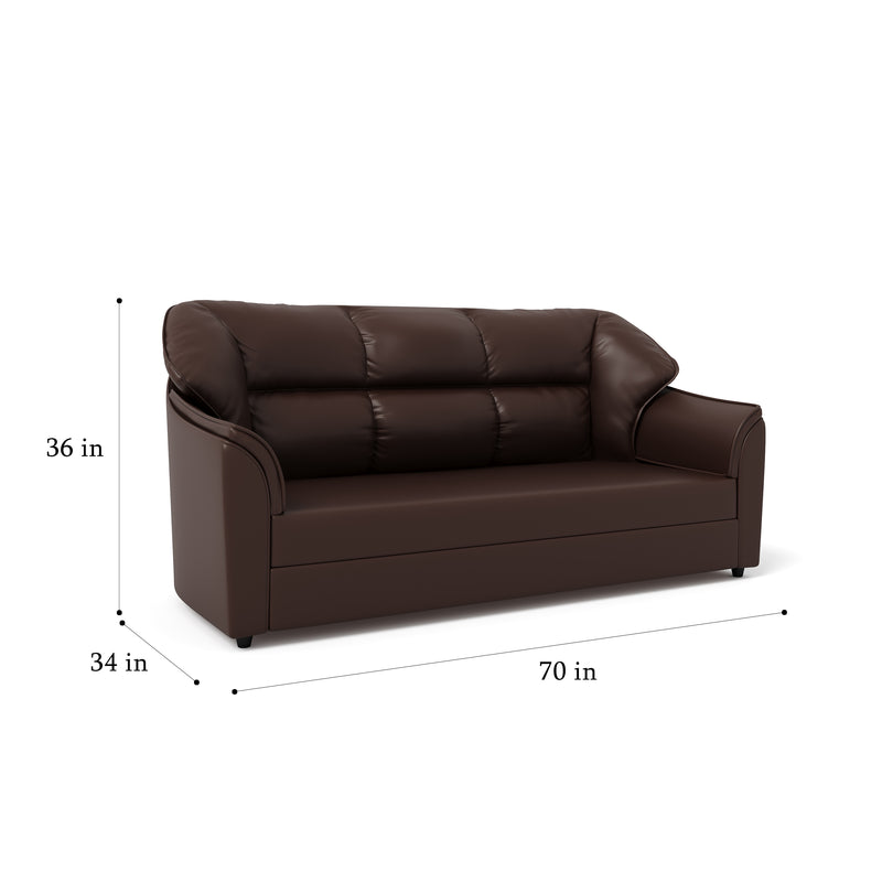 3 Seater Sectional Leatherette Sofa Leatherette 3 Seater Sofa