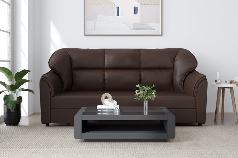 3 Seater Sectional Leatherette Sofa Leatherette 3 Seater Sofa