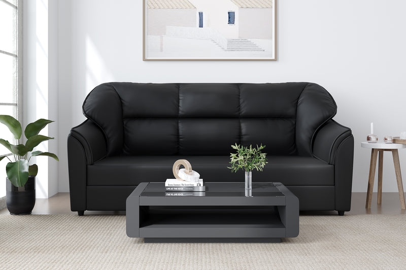 3 Seater Sectional Leatherette Sofa Leatherette 3 Seater Sofa