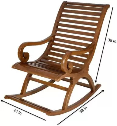 Artesia Teak Wood Rocking Chair For Living Room / Garden