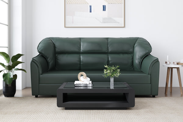 Artesia 3 Seater Sectional Leatherette Sofa Leatherette 3 Seater Sofa