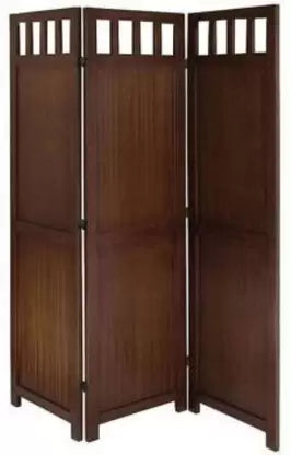 Artesia Handcrafted 3 Panel Wooden MDF Room Partition & Room Divider